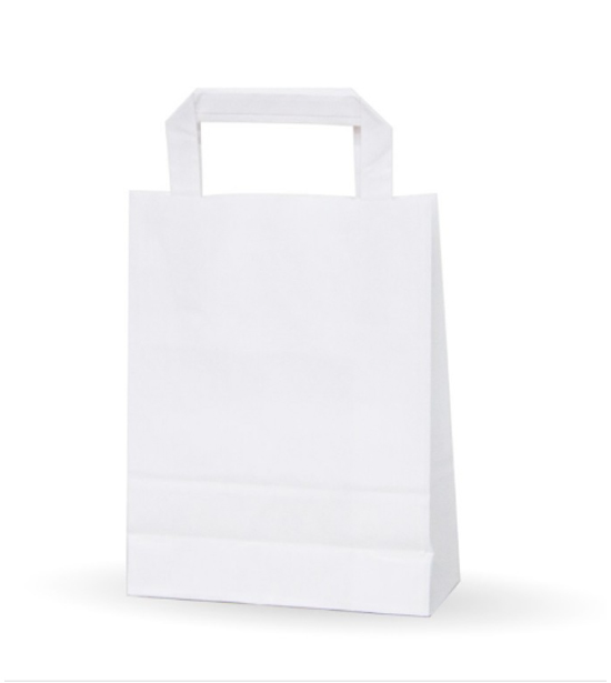 Blanca Asa Plana 18x24x8 Pack 100uds